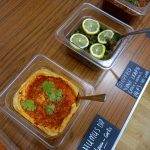 a line of cold meze samples